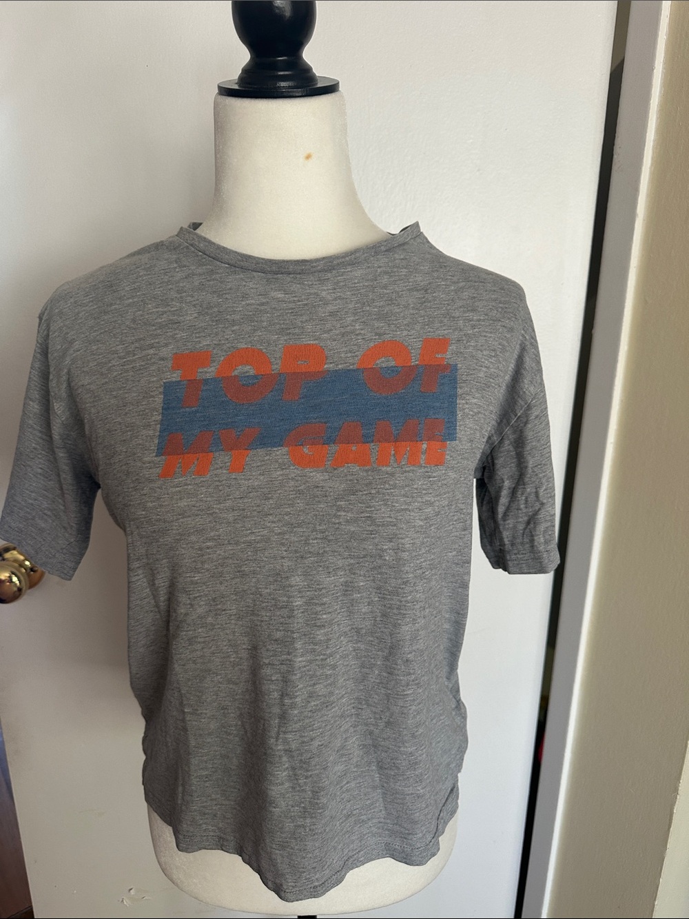 Kids Grey 'Top of My Game' Graphic Tee
